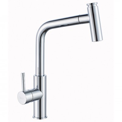 Μπαταρία Νεροχύτη Πάγκου Ψηλή (πλάγια βούρτσα) Life Interflex Χρώμιο 087433