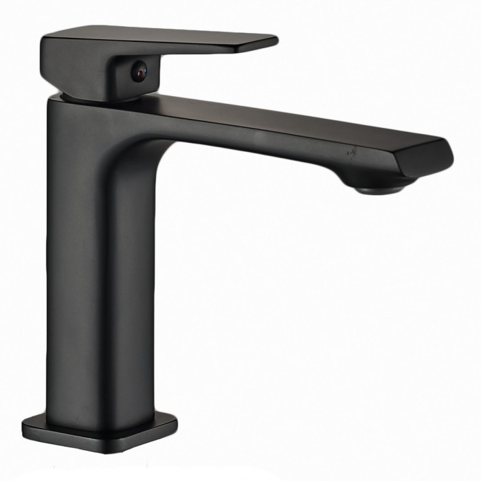 Μπαταρία Νιπτήρα Romeo Χαμηλή Μαύρη 17cm Interflex 087487