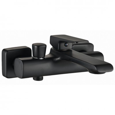 Μπαταρία Μπάνιου με Σετ Ντους Romeo Μαύρη Interflex 087489