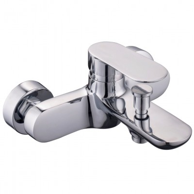 Μπαταρία Λουτρού Χρωμίου με Σετ Ντούζ Interflex Compact 087688