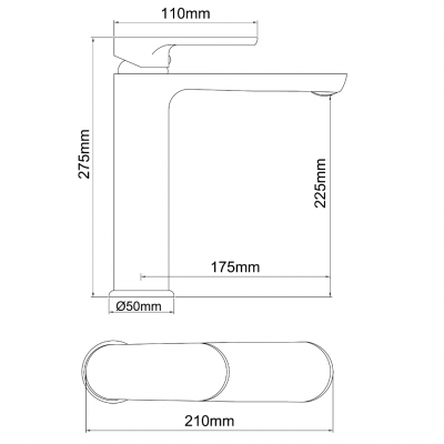 Μπαταρία Nιπτήρα Ψηλή Compact Interflex Χρωμέ 087690