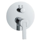 Μπαταρία Ντουζιέρας Μίξεως Χρωμέ Εντοιχισμού Δύο Ροών HERMES 087718