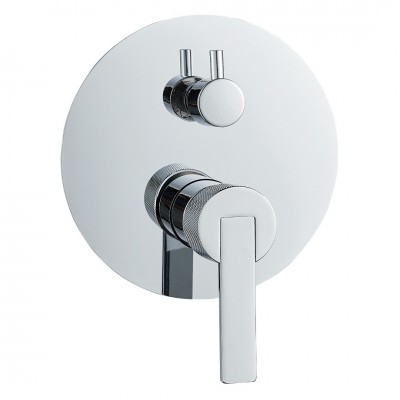 Μπαταρία Ντουζιέρας Μίξεως Χρωμέ Εντοιχισμού Δύο Ροών HERMES 087718