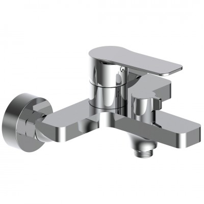 Μπαταρία Μπάνιου με Σετ Ντούς Symbol Χρώμιο Interflex 087746