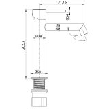 Μπαταρία Nιπτήρα DOT Interflex Μαύρη με Βαλβίδα 087748