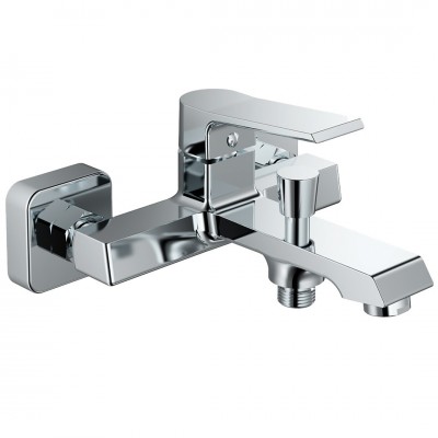 Μπαταρία Μπάνιου με Σετ Ντούς Slash Χρώμιο Interflex 087753