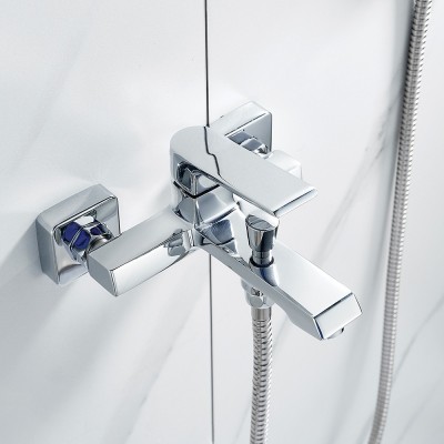 Μπαταρία Μπάνιου με Σετ Ντούς Slash Χρώμιο Interflex 087753