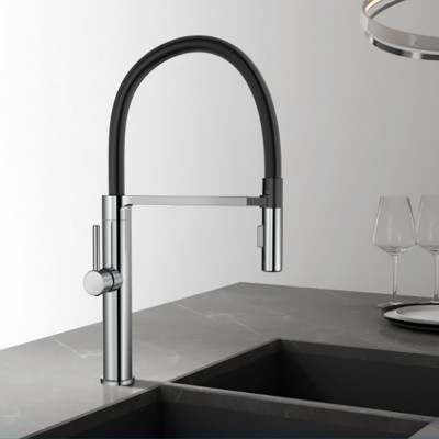 Μπαταρία Νεροχύτη Πάγκου Ψηλή Genius Χρωμέ Interflex 087754