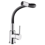 Μπαταρία Νεροχύτη Πάγκου Ψηλή Flex Double Black Interflex 087861