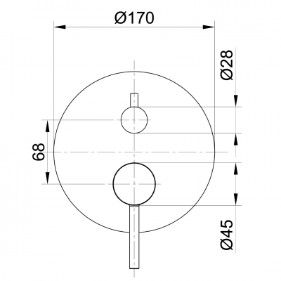 Μπαταρία Ντουζιέρας Μίξεως Σετ GOLD BRUSHED Εντοιχισμού 3 Ροών PURE Interflex 087875