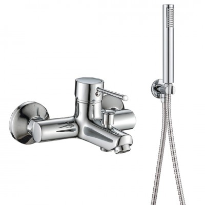 Μπαταρία Mπάνιου με Σετ Ντους Χρωμέ ART DOT Interflex 087904