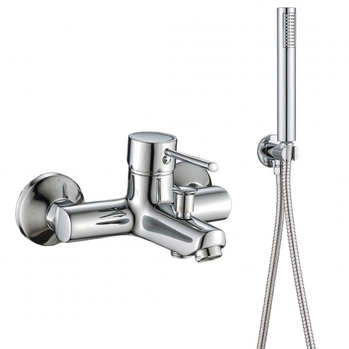 Μπαταρία Mπάνιου με Σετ Ντους Χρωμέ ART DOT Interflex 087904