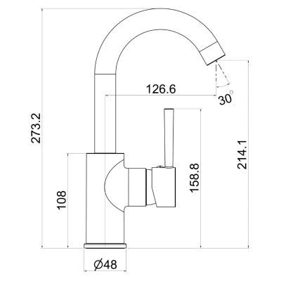 Μπαταρία Nιπτήρα Ψηλή Smart DOT Interflex Χρωμέ με Βαλβίδα 087905