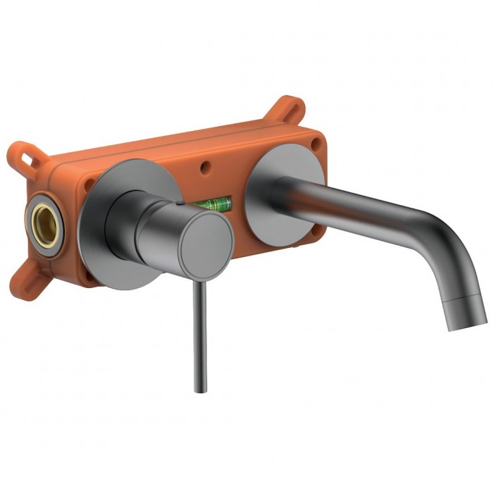 Εντοιχιζόμενη Μπαταρία Νιπτήρα Mix Art/Dot Interflex Gun Metal 087976