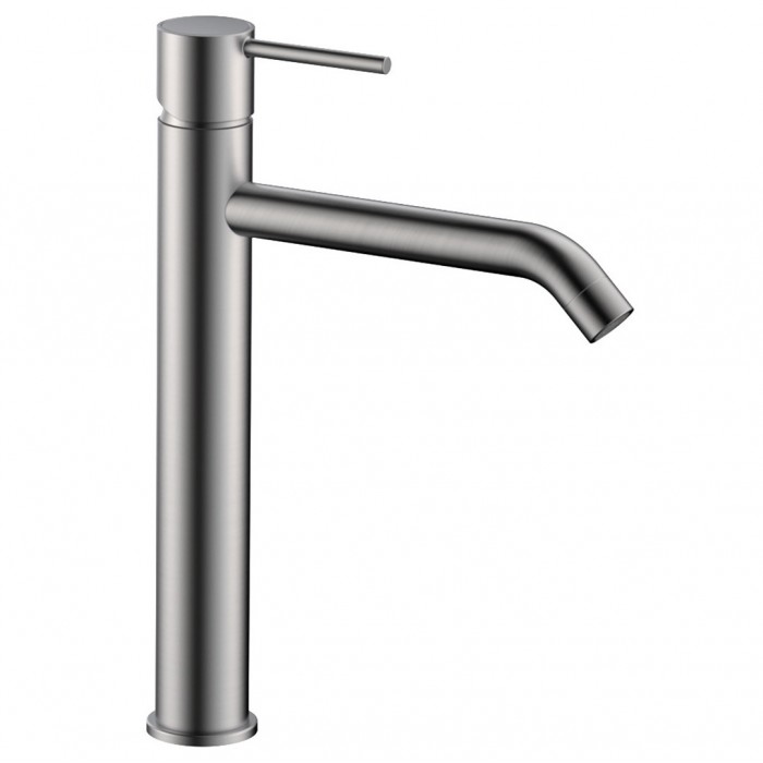 Μπαταρία Νιπτήρα Ψηλή Art/Dot Gun Metal 35mm με Βαλβίδα Interflex 087979