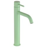 Μπαταρία Νιπτήρα Μίξεως Ψηλή Pastel Green 31cm με Βαλβίδα MM4 Interflex 088013