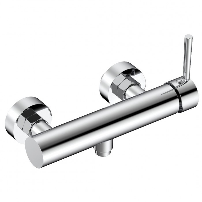 Μπαταρία Ντουζιέρας Χρωμέ (μόνο ο Κορμός) Simple Art Line 3/4 Interflex 089607