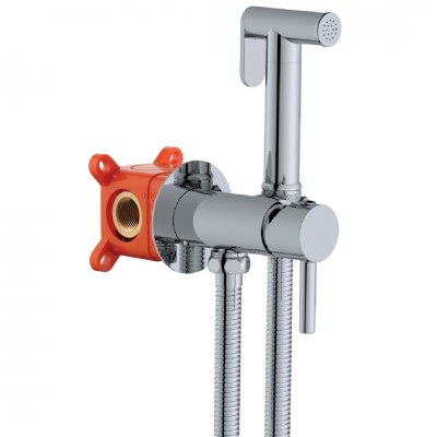 Σετ Διακόπτη Μπιντέ Αναμεικτικός Εντοιχιζόμενος με Στήριγμα Minimal 097787