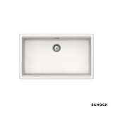 Νεροχύτες Schock Cristalite Manhattan 30080U-1301 Superwhite (75X45.6cm) Ένθετος & Υποκαθήμενος Germany