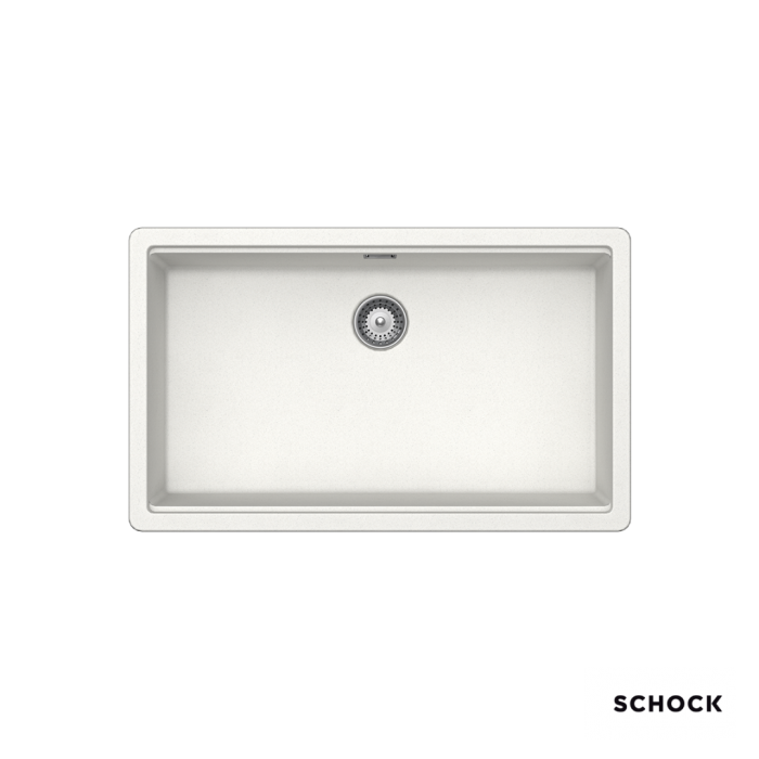 Νεροχύτες Schock Cristalite Manhattan 30080U-1301 Superwhite (75X45.6cm) Ένθετος & Υποκαθήμενος Germany