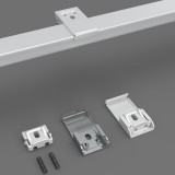 Μεταλλικός Μονός Σιδηρόδρομος Πτυσσόμενος με Σύστημα Wave Νο6 σε Διάσταση 1.23-2.26 m Frans Interior Design 12.123226/14