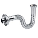 Μεταλλικό Σιφώνι Νιπτήρα Β.Τ. Σπιράλ Ορειχάλκινο 50cm Interflex 123480