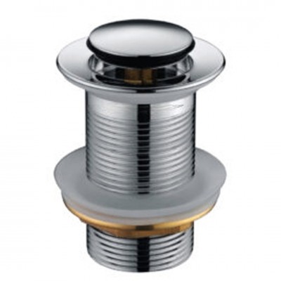 Βαλβίδα Νιπτήρα POP-UP 8cm “Μικρή Τάπα” Χωρίς Υπερχείλιση Zinc Χρωμέ INTERFLEX 126817