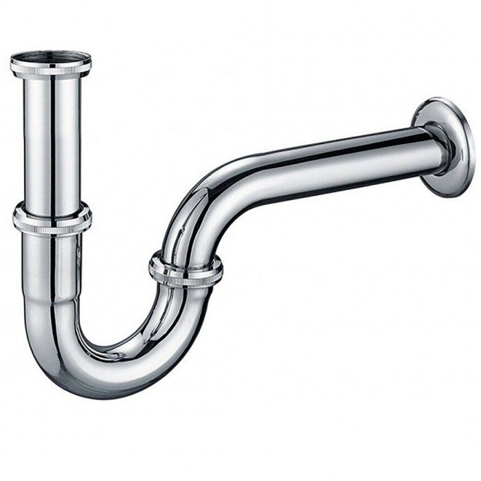 Μεταλλικό Σιφώνι Νιπτήρα Sigma Χρωμέ Ορειχάλκινο Interflex 127515