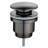 Βαλβίδα Νιπτήρα pop-up Universal GUN METAL με μήκος εώς 12cm Interflex 127767