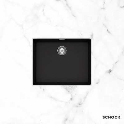 Νεροχύτες Schock Cristalite Manhattan 30060U-1401 Nero (55.6X45.6cm) Υποκαθήμενος Germany