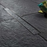 Κανάλι Nτουζιέρας Διπλής Όψης Βαρέως Τύπου 80cm Μεταλλικό Inox Interflex 147821