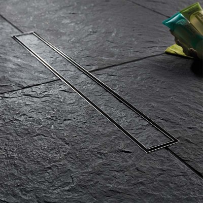 Κανάλι Nτουζιέρας Διπλής Όψης Βαρέως Τύπου 40cm Μεταλλικό Inox Interflex 147818