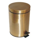 Χαρτοδοχείο Μπάνιου 5 Ltr Μπρονζέ Interflex 183492
