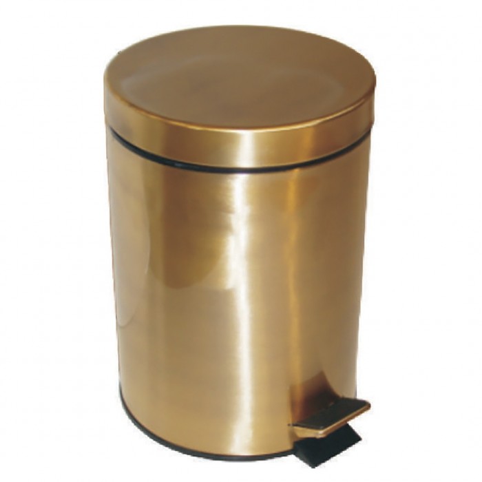 Χαρτοδοχείο Μπάνιου 5 Ltr Μπρονζέ Interflex 183492