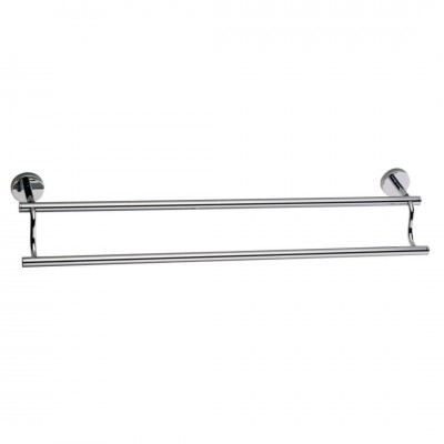 Πετσετοθήκη Διπλή Axis Brass Χρωμέ 60cm Interflex 183918