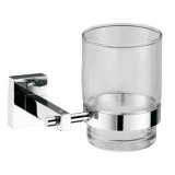 Επίτοιχη Ποτηροθήκη Μπάνιου Tokyo-Kubik Χρωμέ Interflex 183935