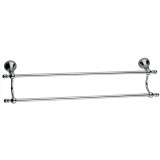 Πετσετοθήκη Διπλή 60cm Old Style Χρωμέ Interflex 183942