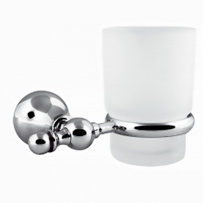 Επίτοιχη Ποτηροθήκη Μπάνιου Old Style Χρωμέ Interflex 183943