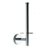 Χαρτοθήκη Μπάνιου Κάθετη Axis Brass Χρωμέ Interflex 183962