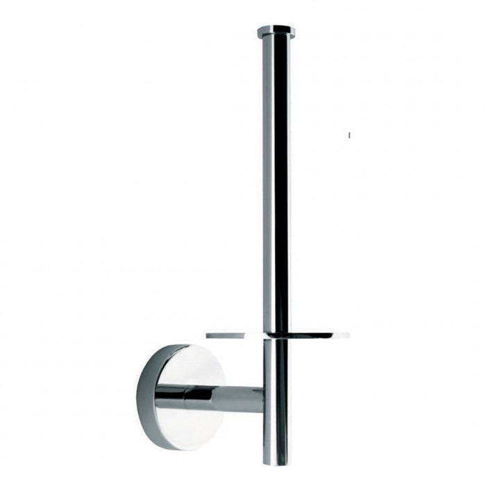 Χαρτοθήκη Μπάνιου Κάθετη Axis Brass Χρωμέ Interflex 183962