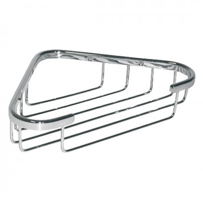 Ραφιέρα Μπάνιου Μεταλλική Μονή Χρωμέ Inox Interflex 185131