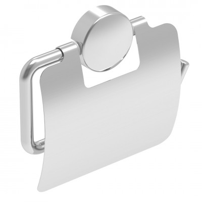 Χαρτοθήκη Μπάνιου με Καπάκι Simple Χρωμέ Interflex 186444
