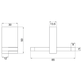 Άγκιστρο Διπλό Cube Χρωμέ Interflex 187005