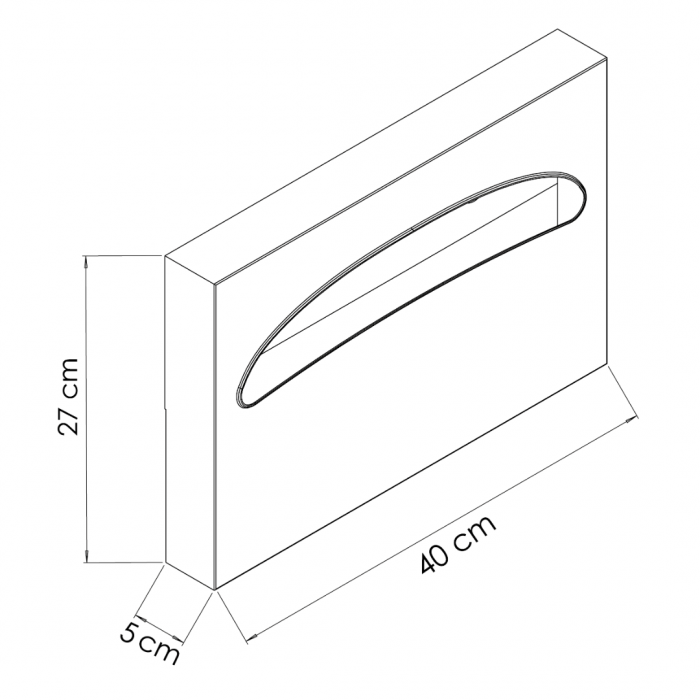 Θήκη Χαρτιού Καλυμμάτων Λεκάνης Interflex 187050