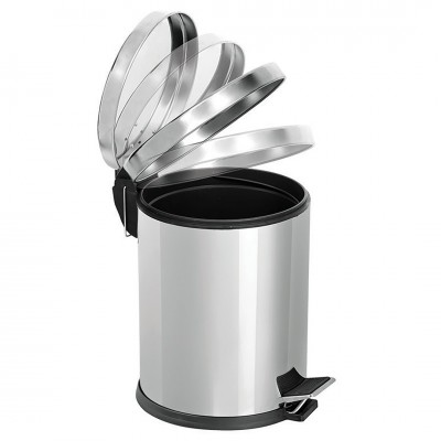 Χαρτοδοχείο Μπάνιου 5 Ltr Χρωμέ Interflex 187634