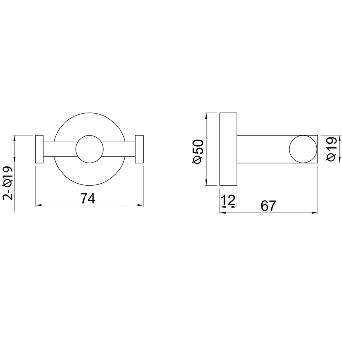 Άγκιστρο Διπλό INOX 316L ANDROMEDA Interflex 187815