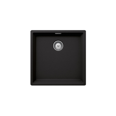 Νεροχύτης Γρανιτένιος Ένθετος & Υποκαθήμενος Manhattan Cristalite 45.6x45.6 με 1 Γούρνα Για Ερμάριο 45 cm Schock 30050U-1451 Concrete (Beton)