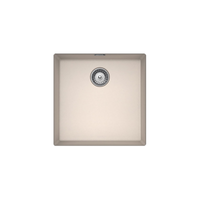 Νεροχύτης Γρανιτένιος Ένθετος & Υποκαθήμενος Manhattan Cristalite 45.6x45.6 με 1 Γούρνα Για Ερμάριο 45 cm Schock 30050U-1511 Everest