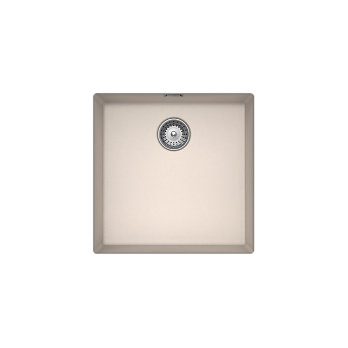 Νεροχύτης Γρανιτένιος Ένθετος & Υποκαθήμενος Manhattan Cristalite 45.6x45.6 με 1 Γούρνα Για Ερμάριο 45 cm Schock 30050U-1511 Everest