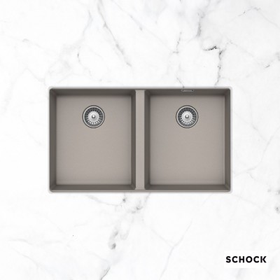 Νεροχύτες Schock Cristalite Manhattan 30290U-1451 Concrete Beton (75X45.6cm) Υποκαθήμενος Germany